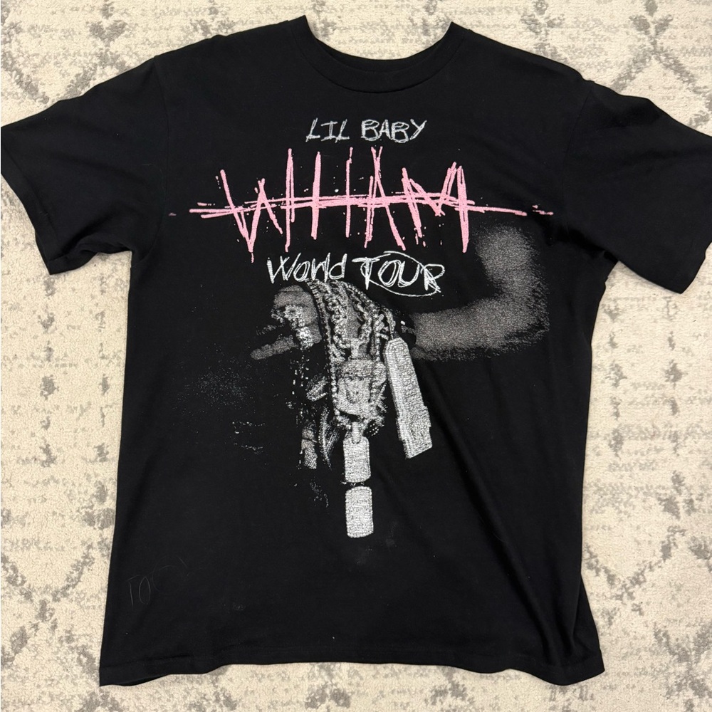 Black Lil Baby World Tour T-Shirt